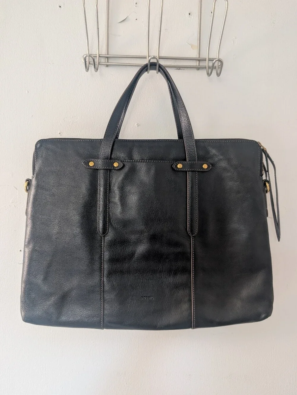 Fossil Leather Laptop Bag